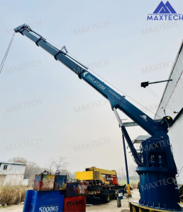 4T30M Telescopic Boom Crane Safe – Operated with Intelligent Control System for Port Logistics