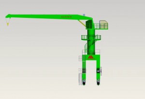 Rail Mounted Crane Dock Crane Floating Crane Stiff Boom Crane