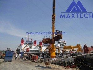 Electrical Hydraulic Crane Telescopic Boom Marine Cranes