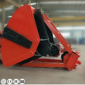 Remote Control Clamshell Grab Bucket For Slag And Iron Powder