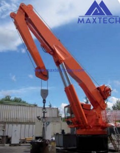 semi-knuckle boom crane