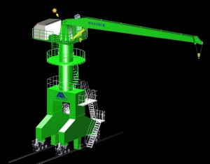 Rail Mounted Crane Dock Crane Floating Crane Stiff Boom Crane