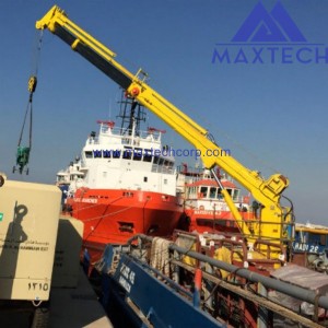 Electrical Hydraulic Crane Telescopic Boom Marine Cranes